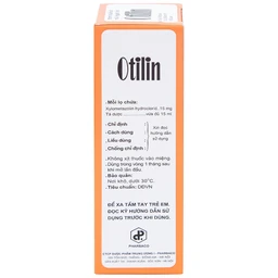 Thuốc xịt mũi Otilin 0.1% Pharbaco giảm ngạt mũi, sung huyết trong viêm mũi (15ml)