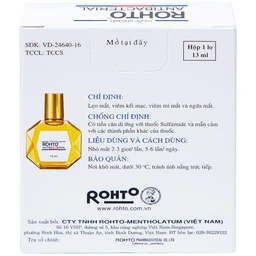 Thuốc nhỏ mắt Rohto Antibacterial điều trị lẹo mắt, viêm kết mạc, viêm mi mắt (13ml)