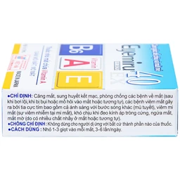 Thuốc nhỏ mắt Eyemiru 40 EX điều trị căng mắt, xung huyết kết mạc (15ml)