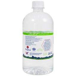 Nước súc miệng Ion muối Fujiwa 680ml hỗ trợ ngăn chặn vi khuẩn, giảm viêm họng