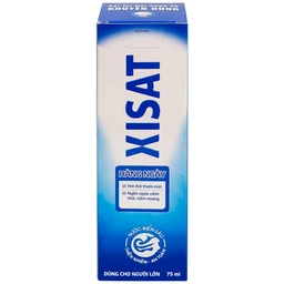 Xịt mũi Xisat người lớn 75ml làm sạch thông mũi