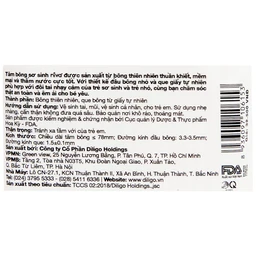 Tăm bông thân giấy Niva Baby BZP1 2 đầu tròn túi Zip vệ sinh tai, mũi, vệ sinh cá nhân cho trẻ em (200 que)