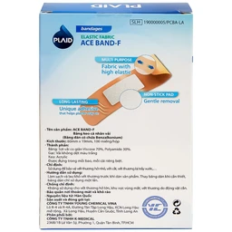 Băng cá nhân vải Plaid Ace Band-F 60x19mm (100 miếng) Young Chemical