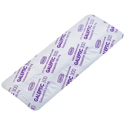 Thuốc Galeptic 300 Hasan điều trị hỗ trợ trong động kinh cục bộ (3 vỉ x 10 viên)