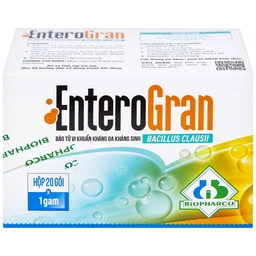 Thuốc Enterogran Biopharco điều trị và phòng ngừa rối loạn vi sinh đường ruột (20 gói x 1g)