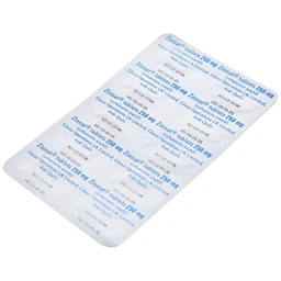 Thuốc Zinnat 250mg GSK điều trị nhiễm khuẩn (1 vỉ x 10 viên)