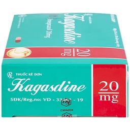 Viên nang Kagasdine 20mg Khapharco điều trị loét dạ dày, tá tràng (10 vỉ x 10 viên)