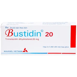 Thuốc Bustidin 20 Roussel điều trị đau thắt ngực ổn định (2 vỉ x 30 viên)