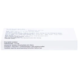 Thuốc Methotrexate Belmed 2.5mg điều trị bệnh vẩy nến, viêm khớp vảy nến, viêm khớp dạng thấp (20 viên)