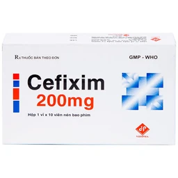 Thuốc Cefixim 200mg Vidipha điều trị nhiễm khuẩn (1 vỉ x 10 viên)