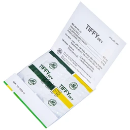 Thuốc Tiffy Dey Thai Nakorn Patana điều trị nghẹt mũi, sổ mũi (25 vỉ x 4 viên)