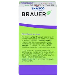 Viên hỗ trợ phát triển não bộ sức khỏe cho mắt Brauer Baby & Kids Ultra Pure DHA (60 viên)