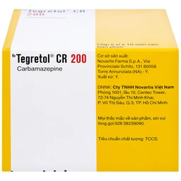 Thuốc Tegretol CR 200 điều trị bệnh động kinh (5 vỉ x 10 viên)