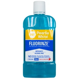 Nước súc miệng Pearlie White Fluorinze Anti-Bacterial Fluoride (750ml)
