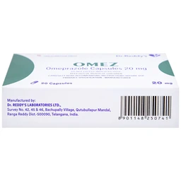 Viên nang cứng Omez 20mg Dr.Reddy's điều trị và dự phòng tái phát loét tá tràng (2 vỉ x 10 viên)