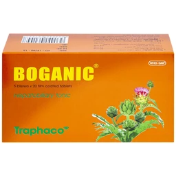 Thuốc Boganic Traphaco bổ gan, hỗ trợ điều trị suy giảm chức năng gan (5 vỉ x 20 viên)