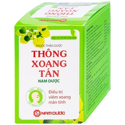 Thuốc Thông Xoang Tán Nam Dược điều trị viêm xoang mãn tính (50 viên)