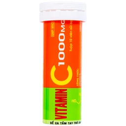 Viên sủi Vitamin C 1000mg OPC điều trị bệnh Scorbut và các chứng chảy máu do thiếu Vitamin C (10 viên)
