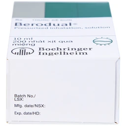 Dung dịch Berodual Boehringer hỗ trợ giãn phế quản (10ml)