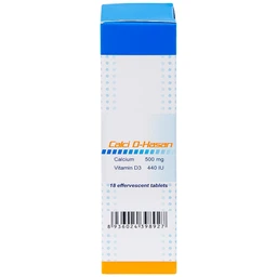 Viên sủi Calci D-Hasan điều trị loãng xương, bổ sung Canxi và Vitamin D (18 viên)