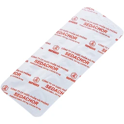 Thuốc Sedachor Haripharco hạ sốt, giảm đau, trị cảm cúm, nhức đầu (50 vỉ x 10 viên)