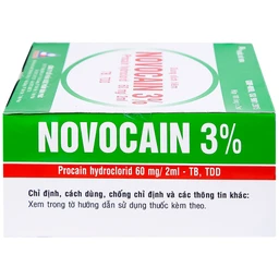Dung dịch tiêm Novocain 3% Vinphaco gây tê tiêm thấm, gây tê vùng, gây tê tủy sống (100 ống x 2ml) 7
