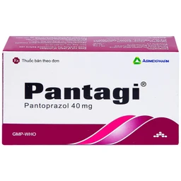 Viên nén Pantagi 40mg Agimexpharm điều trị loét dạ dày - tá tràng (3 vỉ x 10 viên)
