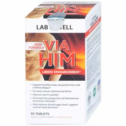 Viên uống giúp tăng cường sinh lực và khả năng sinh lý nam Via Him Lab Well (30 viên)