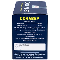 Thuốc Dorabep 800mg Đông Nam điều trị triệu chứng chóng mặt (10 vỉ x 10 viên)