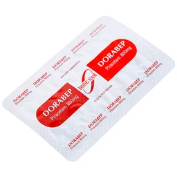 Thuốc Dorabep 800mg Đông Nam điều trị triệu chứng chóng mặt (10 vỉ x 10 viên)