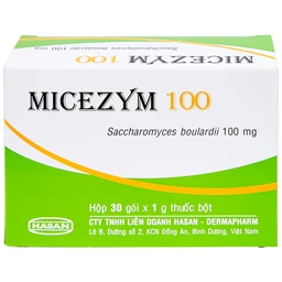 Thuốc bột Micezym 100 Hasan phòng ngừa và điều trị tiêu chảy (30 gói x 1g))