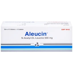 Thuốc Aleucin 500mg Bidiphar điều trị các cơn chóng mặt (3 vỉ x 10 viên)