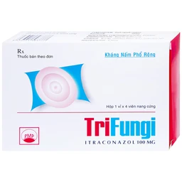 Thuốc Trifungi Pymepharco điều trị nhiễm nấm Candida ở miệng - họng (1 vỉ x 4 viên)