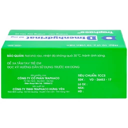 Thuốc Dimenhydrinat 50mg Traphaco chống nôn, chống say tàu xe (10 vỉ x 10 viên)