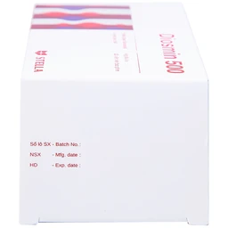 Thuốc Diosmin 500 Stella điều trị triệu chứng liên quan đến suy tĩnh mạch - mạch bạch huyết (6 vỉ x 10 viên)