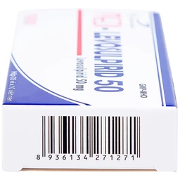 Viên nén Medi-Levosulpirid 50 Medisun điều trị tâm thần phân liệt, rối loạn tiêu hóa (3 vỉ x 10 viên)