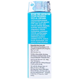 Thuốc nhỏ mắt Optive Allergan giảm nóng, kích ứng và khó chịu do khô mắt (15ml)