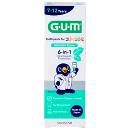 Kem đánh răng Sunstar Gum cho bé 7-12 tuổi, hương bạc hà 70g 4