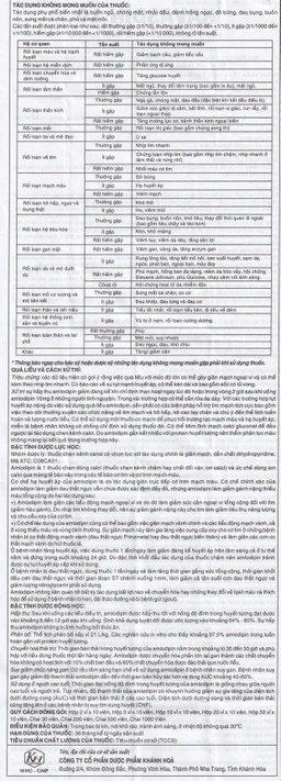 Viên nén Kavasdin 10mg Khapharco điều trị tăng huyết áp ở người đau thắt ngực ổn định (10 vỉ x 10 viên)