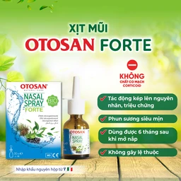 Xịt mũi người lớn Otosan Nasal Spray Forte 30ml hỗ trợ điều trị viêm mũi, viêm xoang