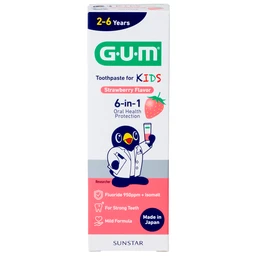 Kem đánh răng Sunstar Gum cho bé 2-6 tuổi, hương dâu 70g 4