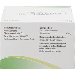 Thuốc Levistel 40mg Neuraxpharm Điều trị tăng huyết áp vô căn (8 vỉ x 7 viên) 3