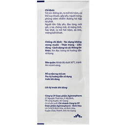 Lục vị agi Điều trị biếng ăn, ra mồ hôi trộm ở trẻ, di mộng tinh miệng lưỡi lở loét ở người lớn (Hộp 30 gói)