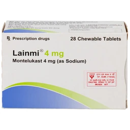 Thuốc Lainmi 4mg Lesvi phòng ngừa và điều trị hen (4 vỉ x 7 viên)