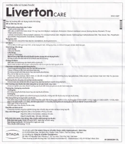 Thuốc Liverton Care 70mg Stada hỗ trợ điều trị viêm gan mạn tính, có tác dụng lợi mật (10 vỉ x 10 viên)