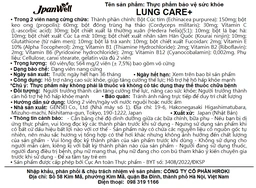 Viên uống bổ phổi, hỗ trợ hệ hô hấp khỏe mạnh Lung Care+ Jpanwell (60 viên)