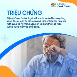 Mắt đỏ, sưng tấy do bệnh tăng nhãn áp, một triệu chứng thường gặp của tình trạng này