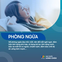 Để phòng tránh đau hốc mắt, cần nghỉ ngơi hợp lý, bảo vệ mắt khi ra ngoài, lọc ánh sáng xanh và duy trì chế độ ăn lành mạnh