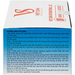 Muối rửa mũi SRK Saltmax giảm dị ứng mũi và khô mũi (30 gói)