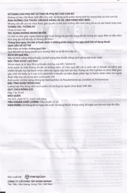 Thuốc nhỏ tai Mepatyl 10ml Merap điều trị nhiễm khuẩn của ống tai ngoài